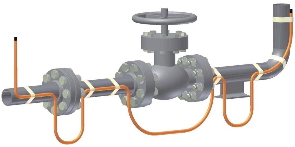 implementação cabo de aquecimento para sistema de traceamento elétrico