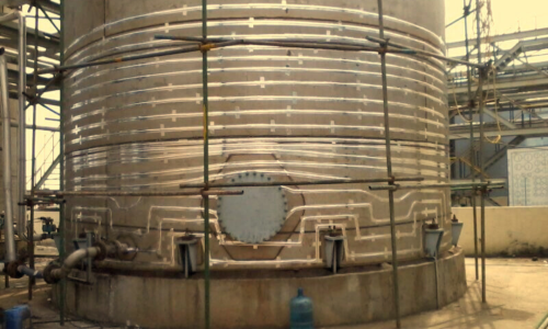 Traço elétrico em silos e tanques industriais